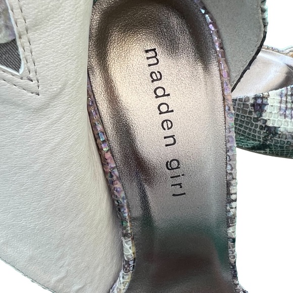 Madden Girl Snakeskin Stilletto Blitzzz Size 8 - Picture 5 of 8